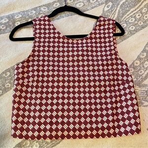 SOLD✨Scotch & Soda vintage-look print crop top sz 4